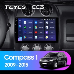 Navigatie Auto cu Asistenta AI Teyes CC4 PRO Jeep Compass 1 2009-2015 8+128GB 10.36" QLED, Android 13, 5G, 7.1 DSP, CarPlay - Img 2