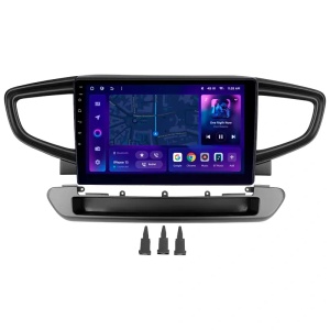 Navigatie Auto MOSS M3 Hyundai Ioniq 2016-2023 4+32GB 9" QLED Octa-core 2Ghz, Android 4G Bluetooth 5.1 DSP - Varianta B - Img 1
