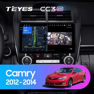Navigatie Auto Teyes CC3 2K 360° Toyota Camry 7 USA 2014-2017 6+128GB 10.36" QLED Octa-core 2Ghz, Android 4G Bluetooth 5.1 DSP - Img 2