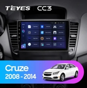 Navigatie Auto Teyes CC3 2K Chevrolet Cruze J300 2008-2016 6+128GB 9.5" QLED Octa-core 2Ghz Android 4G Bluetooth 5.1 DSP - Img 2