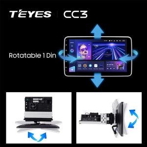 Navigatie Auto Teyes CC3 Ecran rotativ 4+32GB 10.2" QLED Octa-core 1.8Ghz, Android 4G Bluetooth 5.1 DSP - Img 2