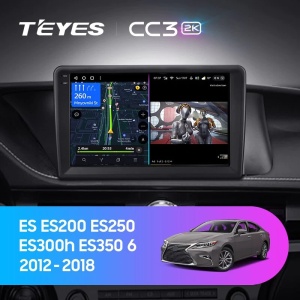 Navigatie Auto Teyes CC4 Lexus ES 2013-2018 6+128GB 9.5" QLED Octa-core 2.7Ghz, Android 4G Bluetooth 5.1 DSP - Varianta B - Img 2