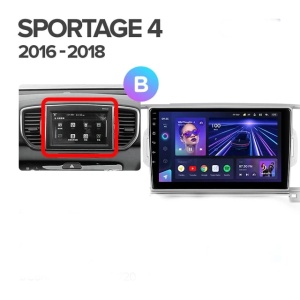 Navigatie Auto Teyes CC4L DTS Kia Sportage 4 2016-2018 6+64GB 9" QLED Qualcomm 2Ghz, Android 4G Bluetooth 5.1 DSP - Varianta B - Img 3