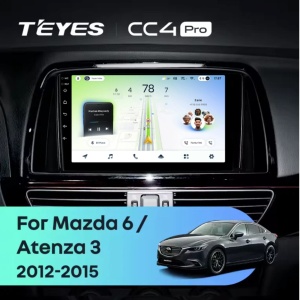 Navigatie Auto Teyes CC4L DTS Mazda 6 2012-2017 6+64GB 9" QLED Qualcomm 2Ghz, Android 4G Bluetooth 5.1 DSP - Varianta A
