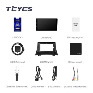 Navigatie Auto Teyes CC4L DTS Renault Megane 2 2002-2009 6+64GB 9" QLED Qualcomm 2Ghz, Android 4G Bluetooth 5.1 DSP - Img 2