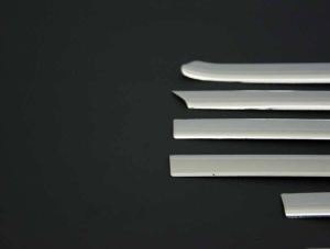 Ornamente inox geamuri VW T5 2003-2015, set 6 piese, caroserie scurta - Img 2