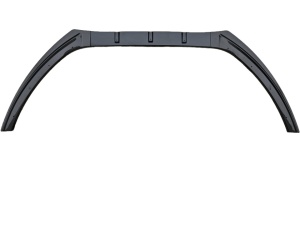 Prelungire bara fata compatibila VW SCIROCCO 2008-2017, negru lucios, 3 piese - Img 4