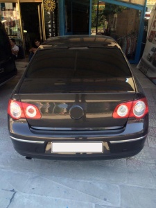 Rozsdamentes acél csomagtérajtó élvédő VW PASSAT B6 2005-2010 SEDAN - Img 2