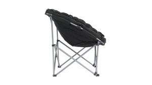 Scaun pliabil XL pentru camping, plaja, pescuit sau gradina, culoare negru, Outwell Folding Furniture Casilda XL - Img 3