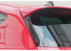 SEAT Leon 3 III 2012-2020 modellhez kompatibilis hátsó spoiler toldatok, FR Design, fényes fekete - Img 3
