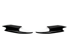 Set 2 prelungiri Bara Fata compatibil cu BMW Seria 5 F10 2010-2017, bara M5 Design, culoare negru lucios