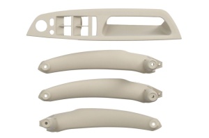Set 4 Manere plastic interior BEJ compatibil BMW X5 E70 / BMW X6 E71 2007-2014