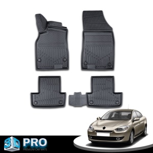 Set covorase auto cauciuc Renault Fluence 2009-2016, forma tavita 3D - Img 2