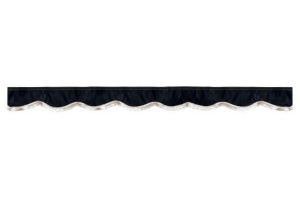 Set perdele cabina camion, universal compatibil cu MAN, culoare negru - Img 4