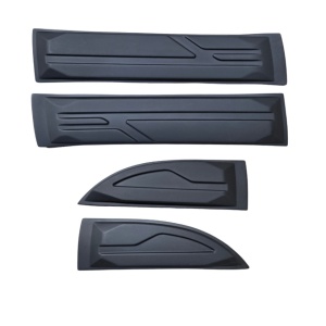 Set Protectii laterale pentru usi compatibile Mitsubishi L200 2007-2014, plastic ABS - Img 12