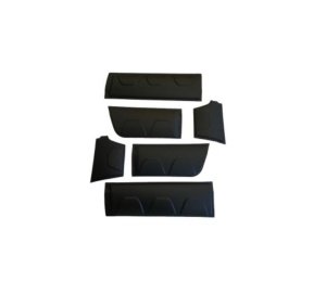 Set Protectii laterale pentru usi compatibile VW Amarok 2010->, plastic ABS, calitate Premium