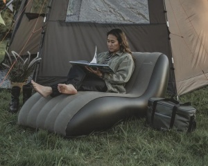 Sezlong gonflabil pentru camping, plaja sau gradina, Easy Camp Maple - Img 5