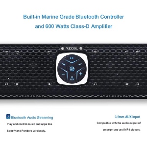 Soundbar de exterior Recoil PSB11 All-in-One cu 11 difuzoare, amplificat, telecomanda inclusa - Img 3