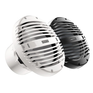 Subwoofer marine Hertz HMS 10 B4-LD-C/W, Negru, Alb, 250mm, 250W RMS, 4Ω - Img 1