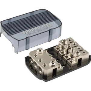 Suport de siguranțe GZFH 3.50/4.20 Ground Zero ANL/Mini-ANL și distribuitor alimentare - Img 2