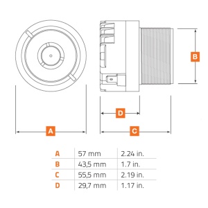 Tweeter Auto Hertz SPL Show ST 25K NEO set componente, 44mm, 100W, 4Ω, 2 tweetere - Img 7