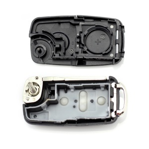 Volkswagen - Carcasă cheie tip briceag, cu 3 butoane, 2010 + (MK6) - Img 3