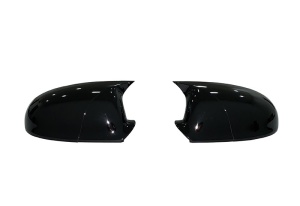VW Passat B5 2004-2005 fényes fekete Batman stílusú tükörborítások - Img 1