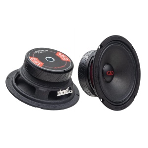 Ηχεία αυτοκινήτου DD Audio VO-M206-S4, σετ εξαρτημάτων, 165 mm, 150 W RMS, 4 Ω, σετ 2 ηχείων