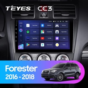 Auto Navigáció Teyes CC3 2K Subaru Forester SJ 2016-2018 6+128GB 9.5" QLED Octa-core 2Ghz, Android 4G Bluetooth 5.1 DSP - Img 2