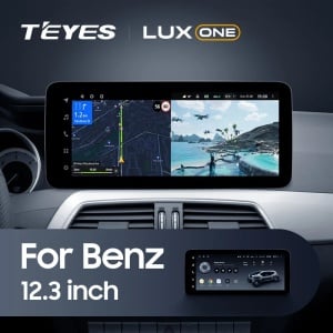 Autós navigáció Teyes Lux One Mercedes-Benz GLE W166 2011-2019 NTG 5.0 6+128GB 12.3" IPS Octa-core 2Ghz, Android 4G Bluetooth 5.1 DSP - Img 2