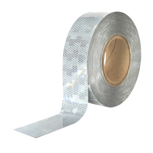 Avery fehér fényvisszaverő szalag 50,8 mm x 50 m ECE 104