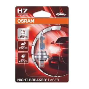 BEC 12V H7 55 W NIGHT BREAKER LASER NextGen +150% BLISTER 1 BUC OSRAM