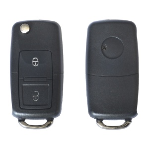 CARCASA CHEIE CONTACT PENTRU VOLKSWAGEN JETTA / PASSAT (B5-B6-B7) / POLO / SCIROCCO / TIGUAN, 2 BUTOANE, CU CHEIE - Img 3