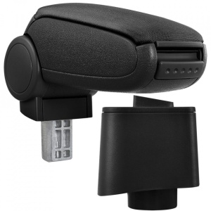 Cotiera auto VW Polo 2009-2017, negru, material textil