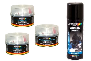 CSOMAG 3 X MOTIP POLIÉSZTER GITT 500G M600098 + 1 X VAZELIN SPRAY 200 ML INGYENES