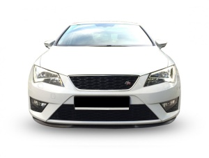 CUPRA Design első lökhárító toldás, matt fekete, 3 darabos - Img 6