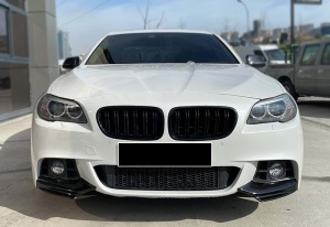 darabos első lökhárító toldatok készlet, kompatibilis a BMW 5-ös széria F10 2010-2017 M-Performance modellekkel - Img 3
