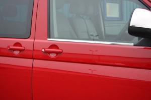 darabos rozsdamentes acél ablakkeret készlet VW T5 2004-2015, T6 2015-2020 modellekhez - Img 2