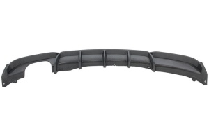 Difuzor Bara Spate Carbon Evacuare Stanga compatibil cu BMW Seria 3 F30 F31 2011-2018 M Performance Design, negru mat