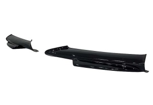 Első lökhárító toldatok, kompatibilisek a BMW 3-as széria E90 E91 2004-2008 M-Tech Design modellekkel - Img 2