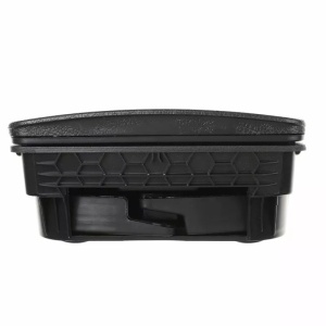 Fekete pohártartó a hátsó kartámaszba, kompatibilis a VW Golf V 2004-2009, Golf VI 2008-2012, Jetta 2005-2010 modellekkel. - Img 3