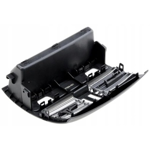 Grila Centrala Ventilatie Spate compatibil cu BMW Seria 5 F10 F11 2010- Negru cu crom, pentru vehicule cu incalzire in bancheta scaune - Img 3