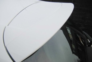 Hátsó spoiler, kompatibilis a SEAT Leon 1P1 2009-2012 modellel, fényes fekete szálas - Img 2