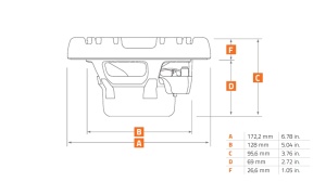 Hertz HMX 6.5 LD TW / TC Marine hangszórók, fehér / fekete, 2-utas koaxiális szett 165MM, 75W RMS - Img 4