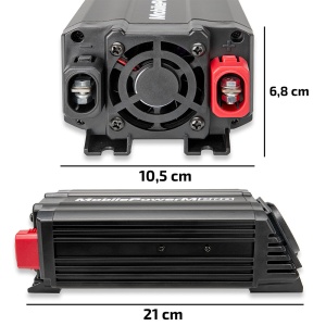 HEYNER PREMIUM M PRO FESZÜLTSÉGVÁLTÓ 300-600W 12V TÁPELLÉK 230V KIMENET USB-VEL - Img 3