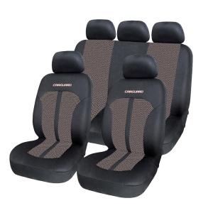 Huse universale premium pentru scaune auto bej+negru