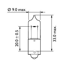 JELZŐIZZÓ HY21W 12V KÉSZLET 10 DB PHILIPS