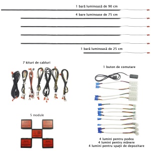 Kit lumini ambientale Profesionale RGB Dynamic - - Img 3