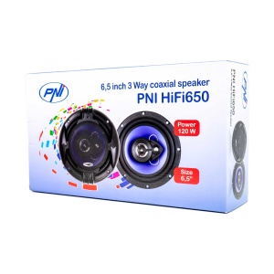 KOAXIÁLIS AUTÓS HANGSZÓRÓK PNI HIFI650, 120W, 16,5 CM, 3 ÚT, RÁCS TARTOZÉK, 2 DB-OS KÉSZLET - Img 3