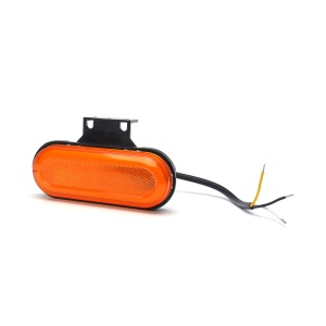 LAMPA GABARIT LED 1420 W198, 12V-24V, POZITIE PORTOCALIU CU SEMNALIZARE WAS - Img 7